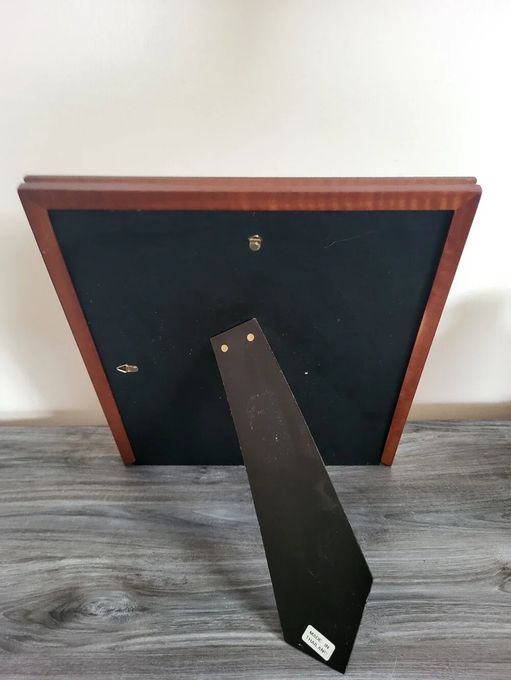 Vintage Wood Picture Frame Holds 11x13 Image Glass Cover
